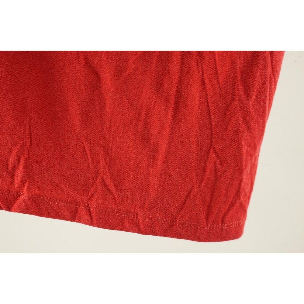 Flag & Anthem Men Large Short Sleeve Red Mountain Summit Outdoor Graphic T-Shirt - Picture 9 of 11